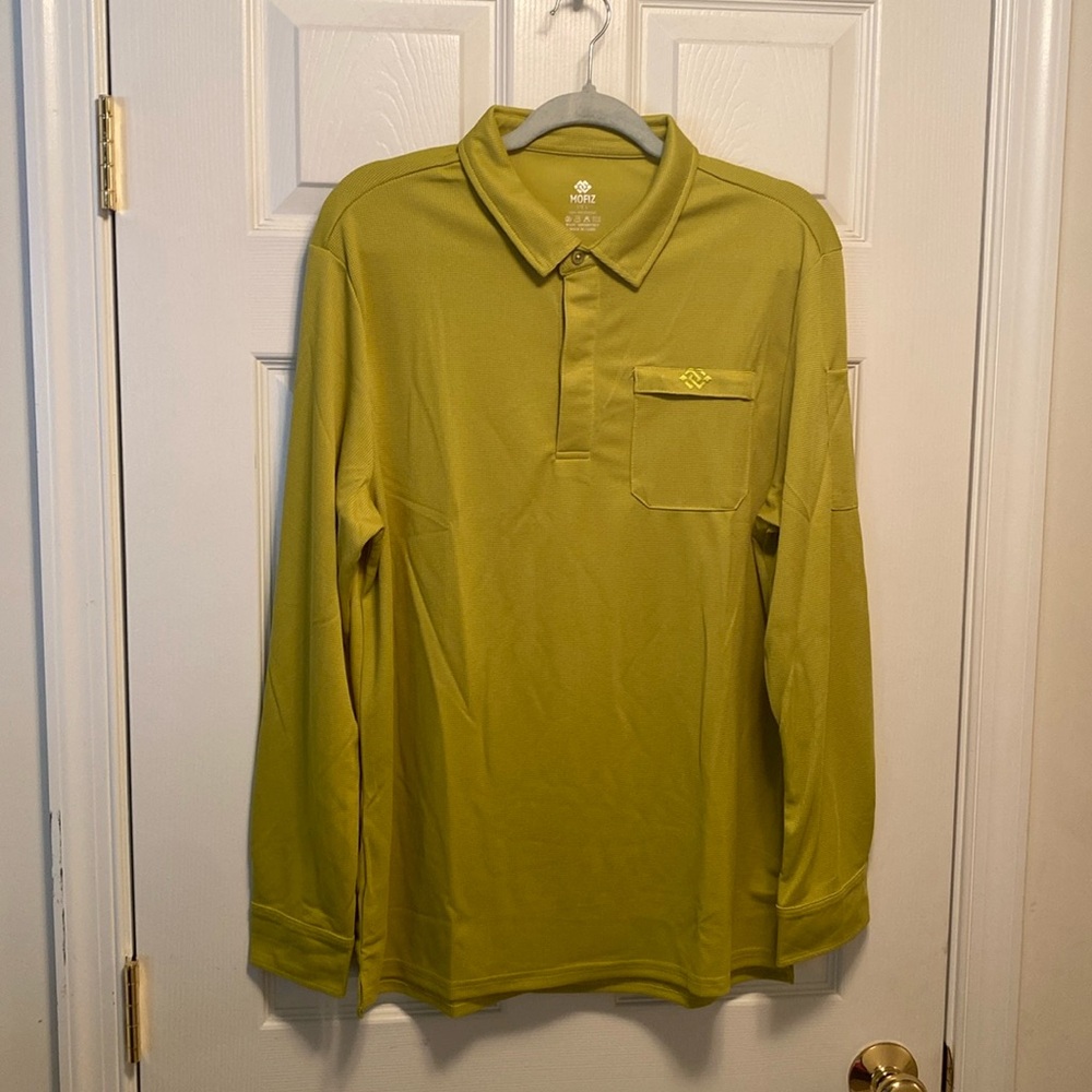 Brand New Mofiz Long Sleeve Collared Shirt…size L